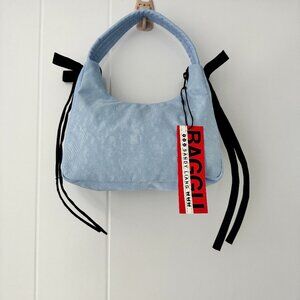 BAGGU x Sandy Liang mini bow bag in powder blue